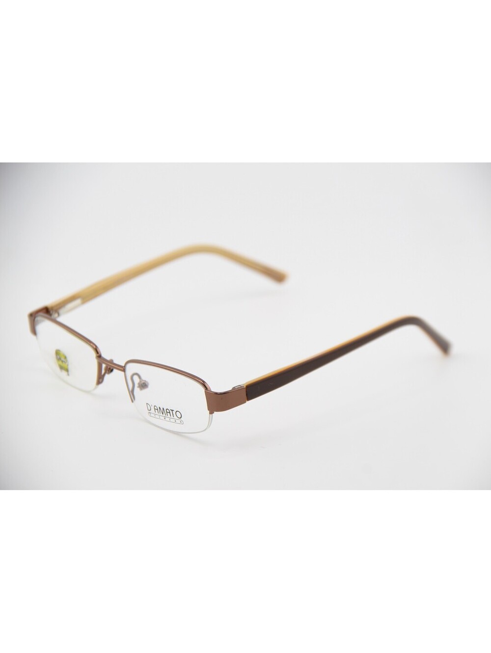 D'Amato Dk214 Brn Brown Authentic Eyeglasses 44-16-125